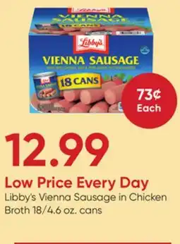 Stater Bros Libby's Vienna Sausage in Chicken Broth offer