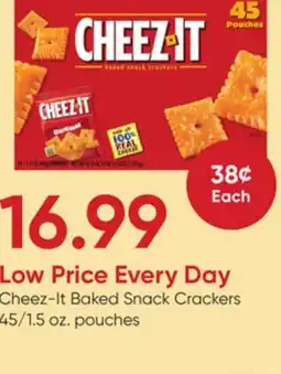 Stater Bros Cheez-It Baked Snack Crackers offer