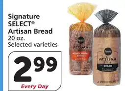 Albertsons Signature SELECT Artisan Bread offer