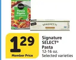 Albertsons Signature SELECT Pasta offer