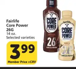 Albertsons Fairlife Core Power 26G offer