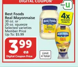 Albertsons Best Foods Real Mayonnaise offer