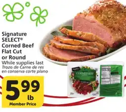 Albertsons Signature SELECT Corned Beef Flat Cut or Round offer