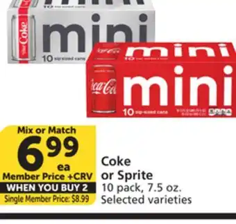 Albertsons Coke or Sprite offer