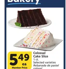 Albertsons Colossal Cake Slice offer