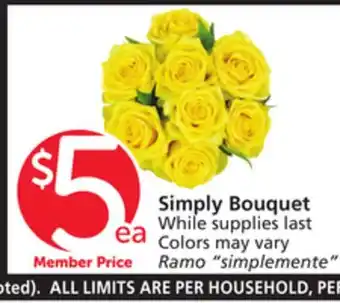 Albertsons Simply Bouquet offer