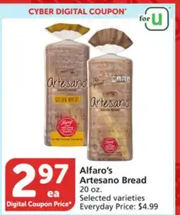 Albertsons Alfaro's Artesano Bread offer