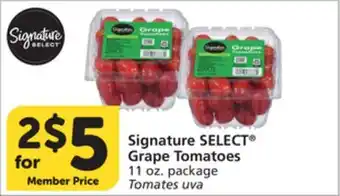 Albertsons Signature SELECT Grape Tomatoes offer