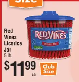 Smart & Final Red Vines Licorice Jar offer