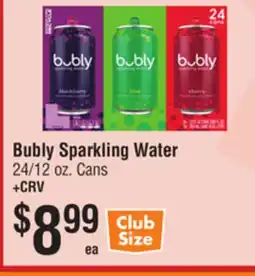 Smart & Final Bubly Sparkling Water offer