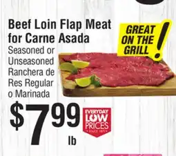 Smart & Final Beef Loin Flap Meat for Carne Asada offer