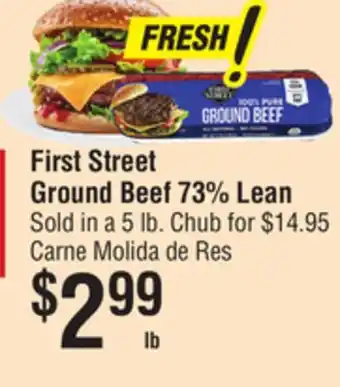 Smart & Final First Street Ground Beef offer