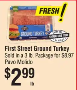 Smart & Final First Street Ground Turkey offer