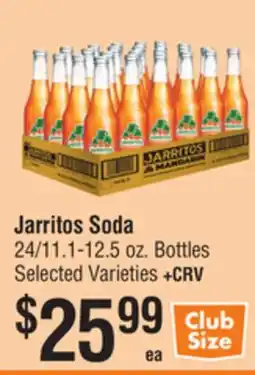 Smart & Final Jarritos Soda offer