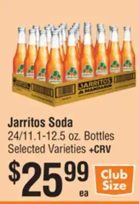 Smart & Final Jarritos Soda offer