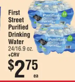 Smart & Final First Street Purified Drinking Water offer