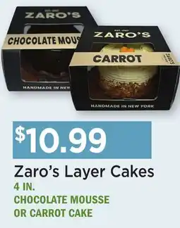 Heinen's Zaro's Layer Cakes offer