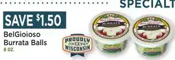 Heinen's BelGioioso Burrata Balls offer