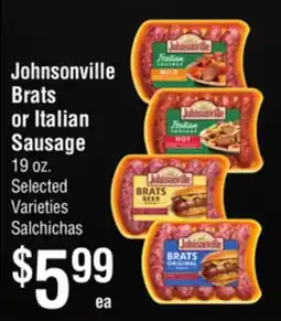 Smart & Final Johnsonville Brats or Italian Sausage offer