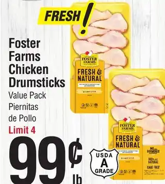 Smart & Final Foster Farms Chicken Drumsticks offer