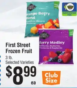 Smart & Final First Street Frozen Fruit offer