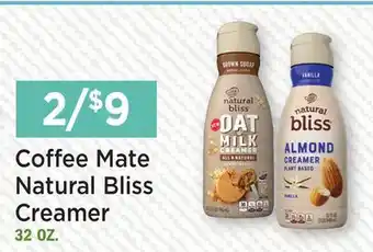 Heinen's Coffee Mate Natural Bliss Creamer offer