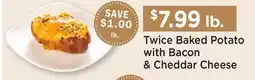 Heinen's Twice Baked Potato with Bacon & Cheddar Cheese offer