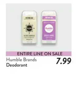 Fresh Thyme Humble Brands Deodorant offer