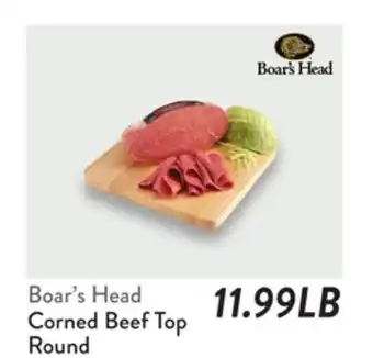 Fresh Thyme Boar's Head Corned Beef Top Round offer