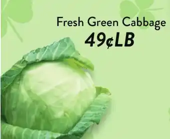 Fresh Thyme Fresh Green Cabbage offer