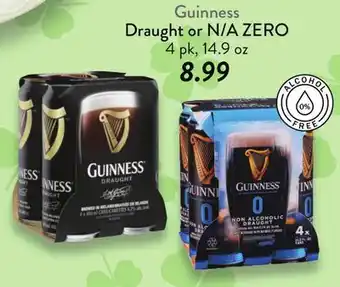 Fresh Thyme Guinness Draught or N/A ZERO offer