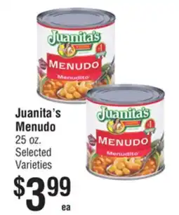 Smart & Final Juanita's Menudo offer