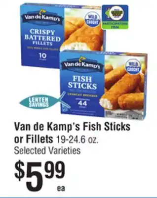 Smart & Final Van de Kamp's Fish Sticks or Fillets offer