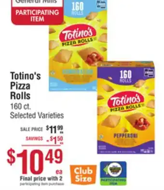 Smart & Final Totino's Pizza Rolls offer