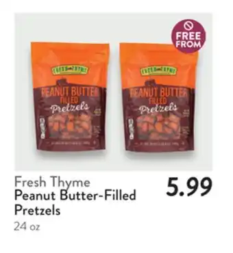 Fresh Thyme Fresh Thyme Peanut Butter-Filled Pretzels offer