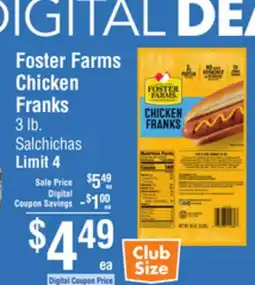 Smart & Final Foster Farms Chicken Franks offer