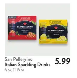 Fresh Thyme San Pellegrino Italian Sparkling Drinks offer