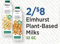 Heinen's Elmhurst Plant-Based Milks offer