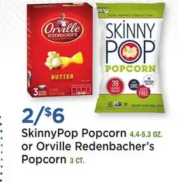 Heinen's SkinnyPop Popcorn 4.4-5.3 OZ. or Orville Redenbacher's Popcorn 3 CT offer