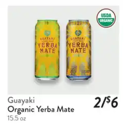 Fresh Thyme Guayaki Organic Yerba Mate offer