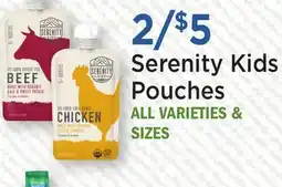 Heinen's Serenity Kids Pouches offer