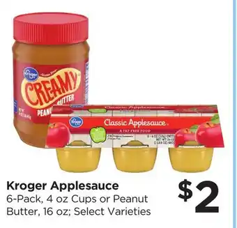 Food 4 Less Kroger Applesauce offer