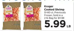 Food 4 Less Kroger Cooked Shrimp offer