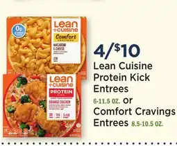 Heinen's Lean Cuisine Protein Kick Entrees 6-11.5 OZ. or Comfort Cravings Entrees 8.5-10.5 OZ offer