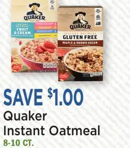 Heinen's Quaker Instant Oatmeal offer