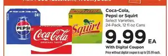 Food 4 Less Coca-Cola, Pepsi or Squirt offer