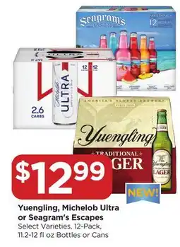 Food 4 Less Yuengling, Michelob Ultra or Seagram's Escapes offer