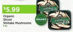 Heinen's Organic Sliced Shiitake Mushrooms offer