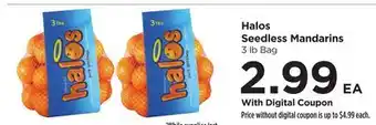 Food 4 Less Halos Seedless Mandarins offer