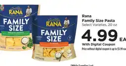 Food 4 Less Rana Family Size Pasta offer